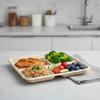 Biodegradable 5-Compartment Food Tray with Cover BIOHS-BT5