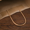 Custom Logo Printed Recycled Kraft Paper Shopping Bag PBH-013