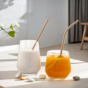 Custom Logo Biodegradable PLA Drinking Straws Eco Friendly Disposable