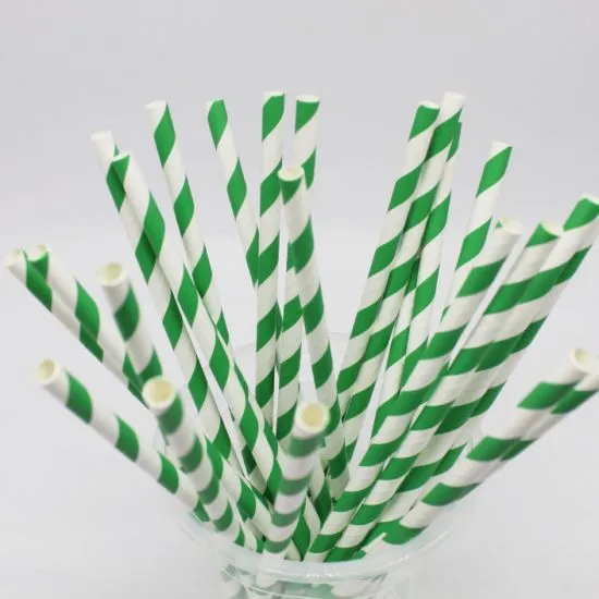 Biodegradable Multicolored Paper Straws BIOHS-PSS for Restaurant Party