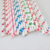 BIOHS-PS Eco-Friendly Multicolored Paper Straws for Restaurants (10000PCS/Carton)