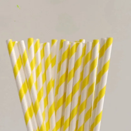 Eco-Friendly Biodegradable 6mm Paper Straws BIOHS-PS for Restaurants