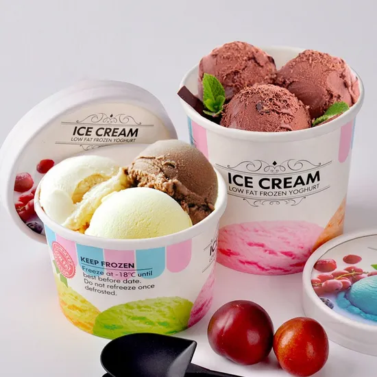 Biodegradable Yogurt Cup RPB020 with PP Lid for Food Packaging