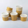 Custom Printed Kraft Paper Soup Cup with Lid for Hot Soup