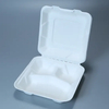 Biodegradable ST-C Sugarcane Bagasse Clamshell Food Container