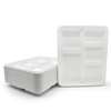Biodegradable 5-Compartment Food Tray with Cover BIOHS-BT5