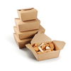 Custom Logo Kraft Paper Lunch Box KPB-138 for Food Packaging