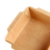 3 Layer Recycled Kraft Paper Food Box KPB-021 with Self-Lock Window