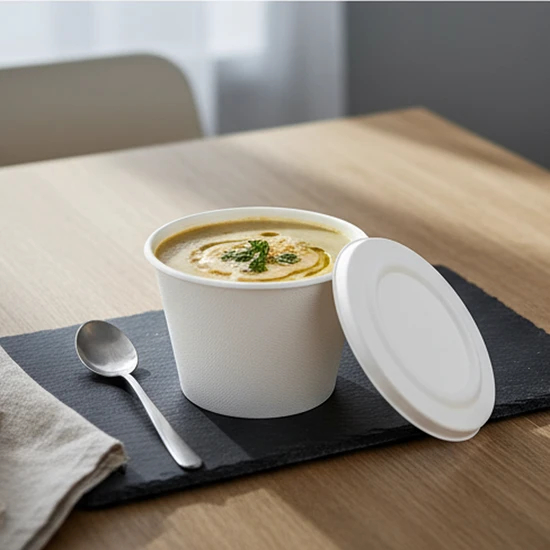 ST-SCUP Biodegradable Sugarcane Cup 1/2/4 Oz Eco-Friendly Sauce Bowl