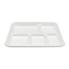 Biodegradable 5-Compartment Food Tray with Cover BIOHS-BT5