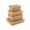 3 Layer Recycled Kraft Paper Food Box KPB-021 with Self-Lock Window