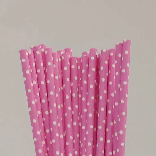Eco-Friendly Biodegradable 6mm Paper Straws BIOHS-PS for Restaurants