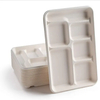 Biodegradable 6-Compartment Food Container Trays BIOHS-BT6 for School