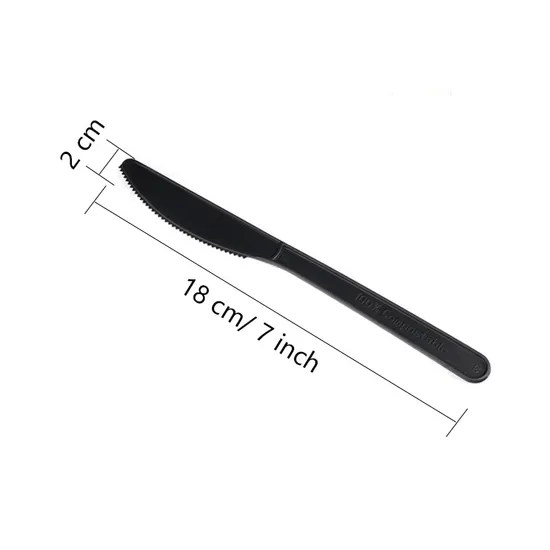 BIOHS-CPLA Heavy Weight Compostable CPLA Cutlery Long Handle Disposable