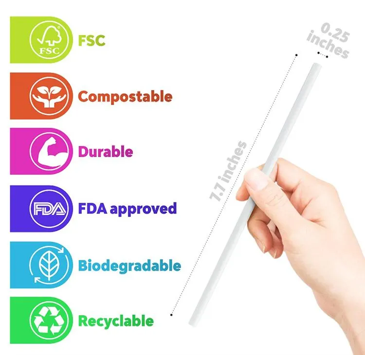 Durable plant-based PLA straws maintaining structural integrity in cold beverages
