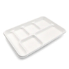 Biodegradable 6-Compartment Food Container Trays BIOHS-BT6 for School