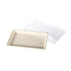 Biodegradable Disposable Sushi Tray with Anti-Fog Lid