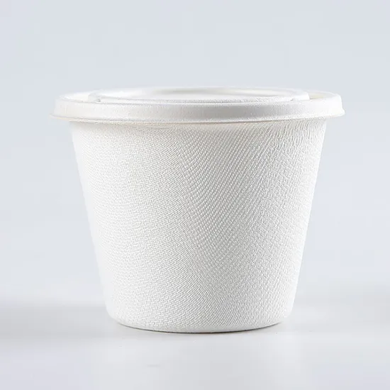 ST-SCUP Biodegradable Sugarcane Cup 1/2/4 Oz Eco-Friendly Sauce Bowl