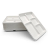Biodegradable 5-Compartment Food Tray with Cover BIOHS-BT5