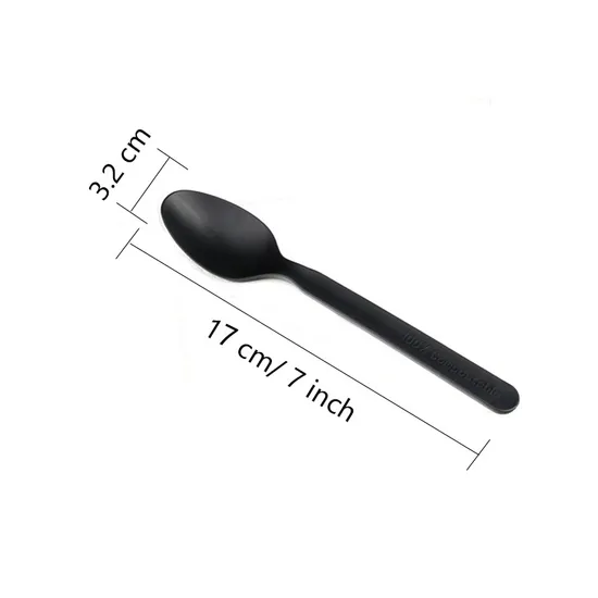 BIOHS-CPLA Heavy Weight Compostable CPLA Cutlery Long Handle Disposable