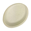 ST-PO Biodegradable Sugarcane Pulp Oval Plates for Eco-Friendly Dining