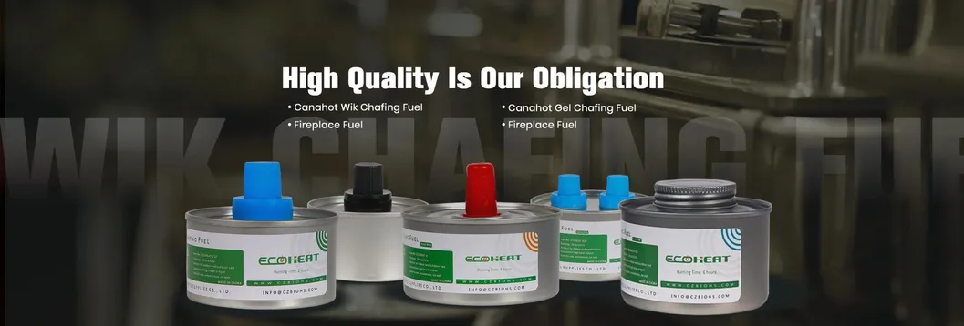 Nonflammable Clean Burning and Biodegradable 6 Hour Handy Wick Chafing Fuel for Room Service, Chaffing Dish, Hot Box, Buffet Kits