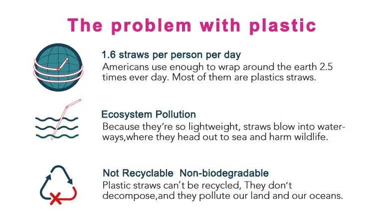 Various diameter options of paper straws from 6mm to 13mm for different beverage types